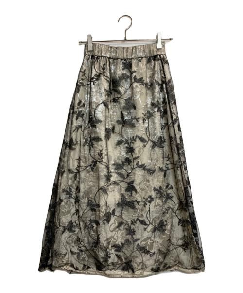 Ameri（アメリ）AMERI (アメリ) UNDRESSED MOONY LACE SKIRT ブラック×アイボリー サイズ:Sの古着・服飾アイテム