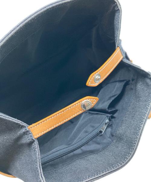 BURBERRY BLUE LABEL（バーバリー ブルー レーベル）BURBERRY BLUE LABEL (バーバリー ブルー レーベル) デニムハンドバッグ インディゴの古着・服飾アイテム