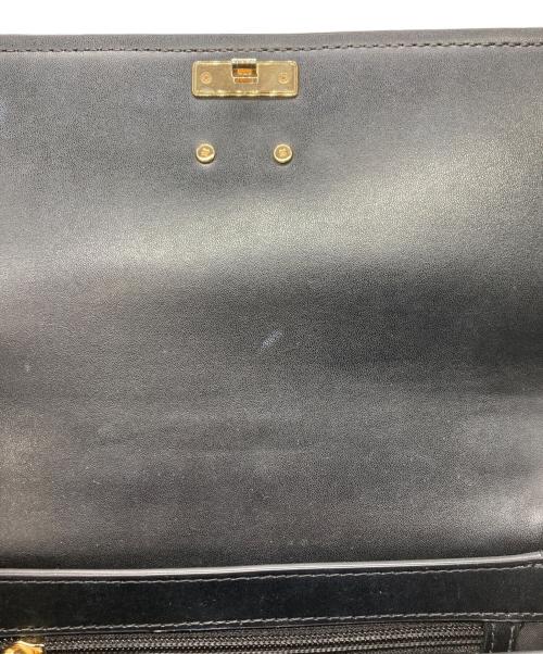 MICHAEL KORS（マイケル・コース）MICHAEL KORS (マイケル・コース) DELANCEY モノグラム2WAYバッグ ブラック×ゴールドの古着・服飾アイテム