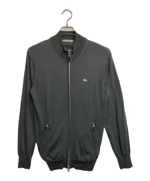 LACOSTE（ラコステ）LACOSTE (ラコステ) ニットジャケット グレー サイズ:4の古着・服飾アイテム
