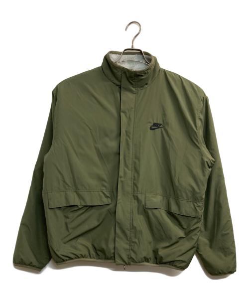 NIKE（ナイキ）NIKE (ナイキ) AS M NK CLUB+ WINTER TOP REV アイボリー×カーキ サイズ:Ｍの古着・服飾アイテム