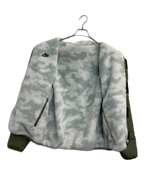 NIKE（ナイキ）NIKE (ナイキ) AS M NK CLUB+ WINTER TOP REV アイボリー×カーキ サイズ:Ｍの古着・服飾アイテム