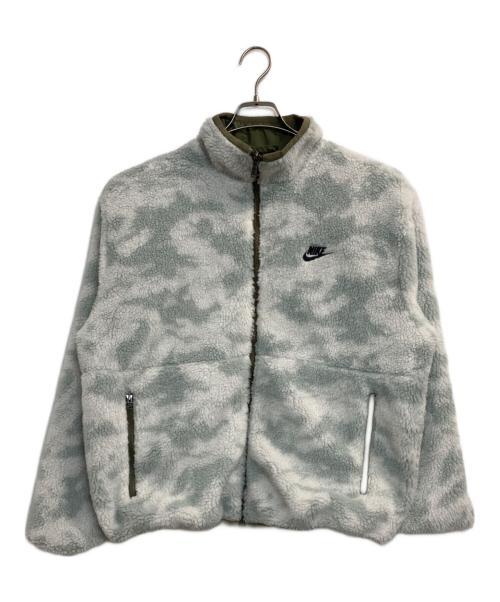 NIKE（ナイキ）NIKE (ナイキ) AS M NK CLUB+ WINTER TOP REV アイボリー×カーキ サイズ:Ｍの古着・服飾アイテム