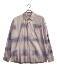 DIESEL（ディーゼル）の古着「グラデーションストライプシャツ」｜ピンク×パープル