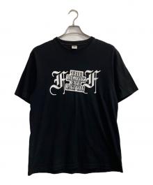 THE BLACK EYE PATCH（ブラックアイパッチ）の古着「FAF コラボTシャツ」｜ブラック×ホワイト