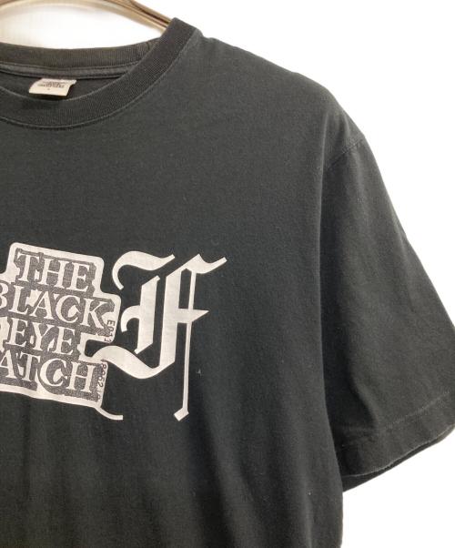 THE BLACK EYE PATCH（ブラックアイパッチ）THE BLACK EYE PATCH (ブラックアイパッチ) FAF コラボTシャツ ブラック×ホワイト サイズ:Ｌの古着・服飾アイテム