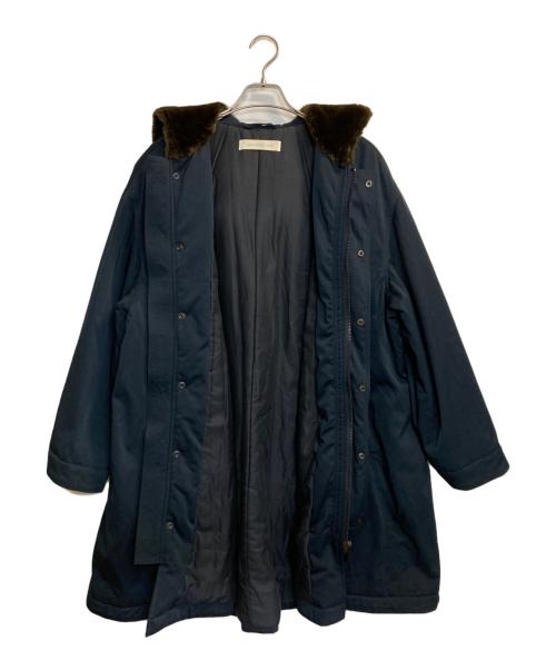 GALERIE VIE（ギャルリーヴィー）GALERIE VIE (ギャルリーヴィー) ジップ中綿コート ネイビー サイズ:36の古着・服飾アイテム