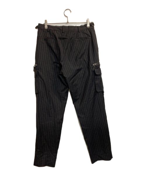 SUPREME（シュプリーム）SUPREME (シュプリーム) Jean Paul GAULTIER (ジャンポールゴルチェ) 19SS Pinstripe Cargo Suit Pants ブラック サイズ:30の古着・服飾アイテム