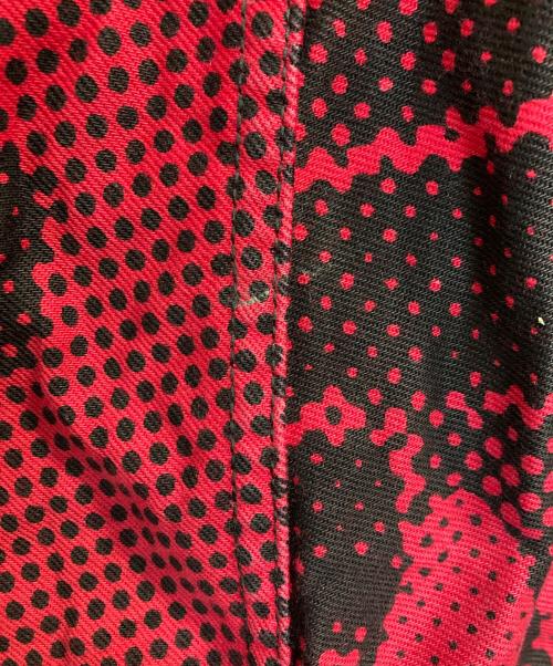 SUPREME（シュプリーム）SUPREME (シュプリーム) Jean Paul GAULTIER (ジャンポールゴルチェ) 19SS Fuck Racism Jean ブラック×レッド サイズ:32の古着・服飾アイテム