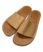HENDER SCHEMEエンダースキーマ）の古着「レザーフラットサンダル」｜ベージュ