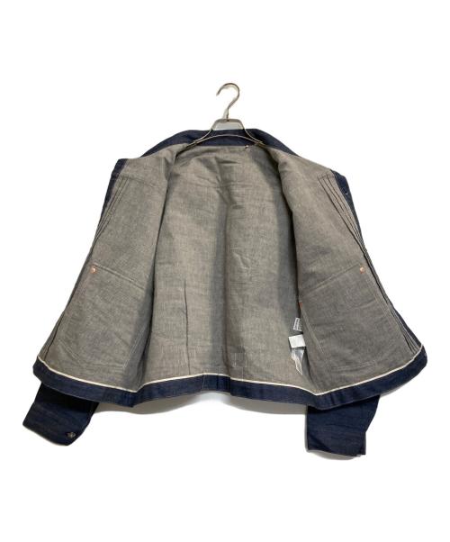 LEVI'S VINTAGE CLOTHING（リーバイス ビンテージ クロージング）LEVI'S VINTAGE CLOTHING (リーバイス ビンテージ クロージング) 1879 プリーツブラウス ORGANIC リジッド インディゴ サイズ:ＬＬの古着・服飾アイテム