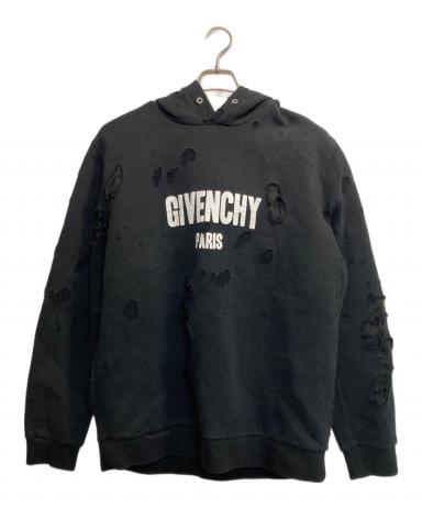 中古・古着通販】GIVENCHY (ジバンシィ) デストロイ加工パーカー