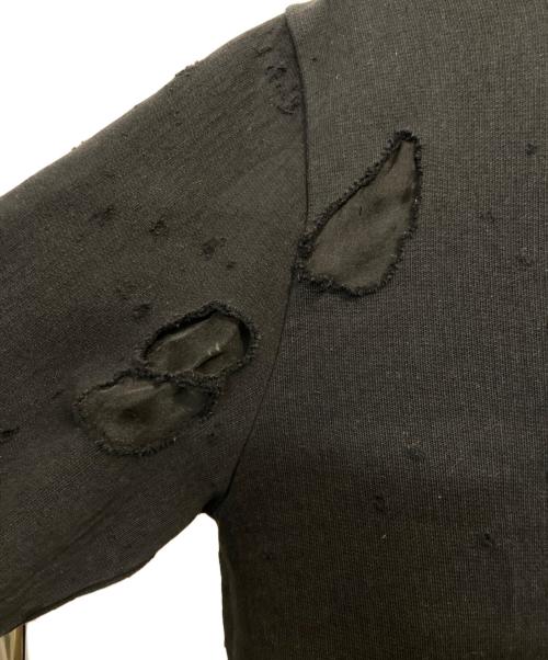 GIVENCHY（ジバンシィ）GIVENCHY (ジバンシィ) デストロイ加工パーカー ブラック サイズ:LLの古着・服飾アイテム
