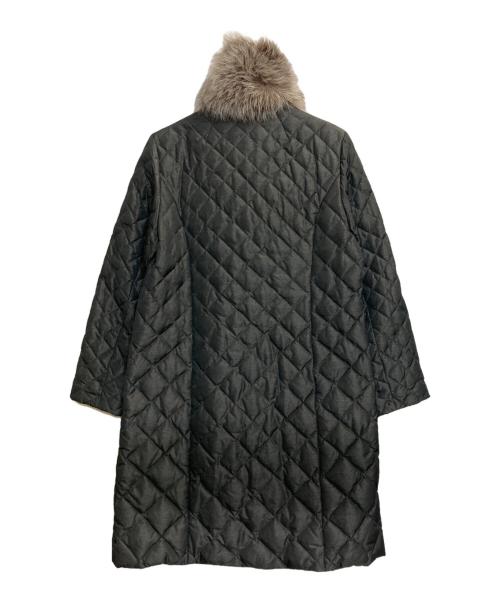 DAMA collection（ダーマコレクション）DAMA collection (ダーマコレクション) sagaファ-付きダウンキルティングコート グレー サイズ:15ARの古着・服飾アイテム