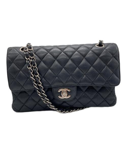 CHANEL（シャネル）CHANEL (シャネル) キャビアスキンマトラッセチェーンハンドバッグ ブラックの古着・服飾アイテム