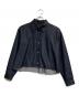 BLUELEA（ブルレア）の古着「シルクブレンドショートデニムシャツ」｜インディゴ
