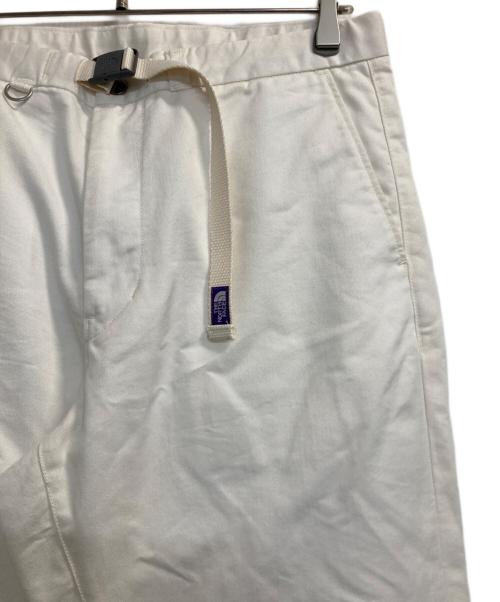 THE NORTHFACE PURPLELABEL（ザ・ノースフェイス パープルレーベル）THE NORTHFACE PURPLELABEL (ザ・ノースフェイス パープルレーベル) Stretch Twill Tapered Pants / ストレッチツイルテーパードパンツ ホワイト サイズ:34の古着・服飾アイテム