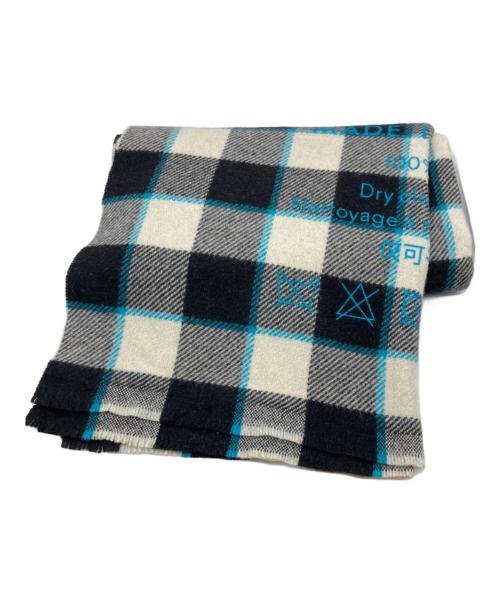 Acne studios（アクネ ストゥディオス）ACNE STUDIOS (アクネ ストゥディオス) ギンガムチェック大判マフラー ブラック×ホワイト サイズ:220×70cmの古着・服飾アイテム