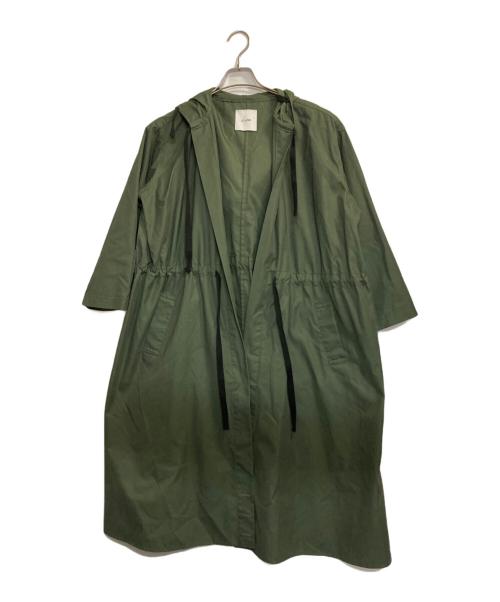 CLANE（クラネ）CLANE (クラネ) オーバーロングモッズコート - OVER LONG MODS COAT グリーン サイズ:ＦＲＥＥの古着・服飾アイテム