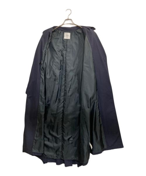 CLANE（クラネ）CLANE (クラネ) バックフリルスリーブトレンチコート / BACK FRILL SLEEVE TRENCH COAT ネイビー サイズ:1の古着・服飾アイテム