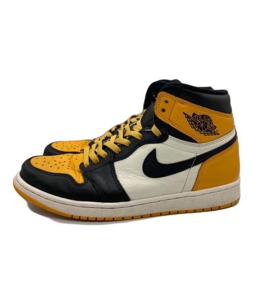 NIKE（ナイキ）NIKE (ナイキ) AIR JORDAN 1 HI OG TAXI / エアジョーダン ハイ タクシー イエロー×ブラック サイズ:US9.5の古着・服飾アイテム