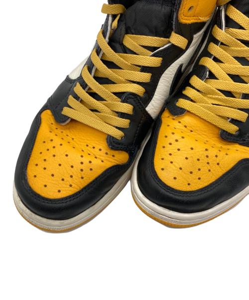 NIKE（ナイキ）NIKE (ナイキ) AIR JORDAN 1 HI OG TAXI / エアジョーダン ハイ タクシー イエロー×ブラック サイズ:US9.5の古着・服飾アイテム