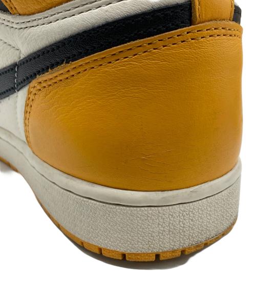 NIKE（ナイキ）NIKE (ナイキ) AIR JORDAN 1 HI OG TAXI / エアジョーダン ハイ タクシー イエロー×ブラック サイズ:US9.5の古着・服飾アイテム