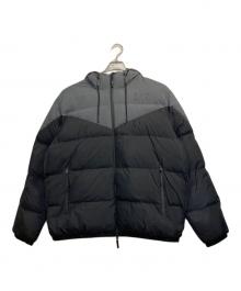 EA7（イーエーセブン）の古着「中綿ジャケット」｜ブラック×グレー