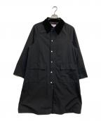 INHERITインヘリット）の古着「2LAYER HYDE PARKコート」｜ブラック