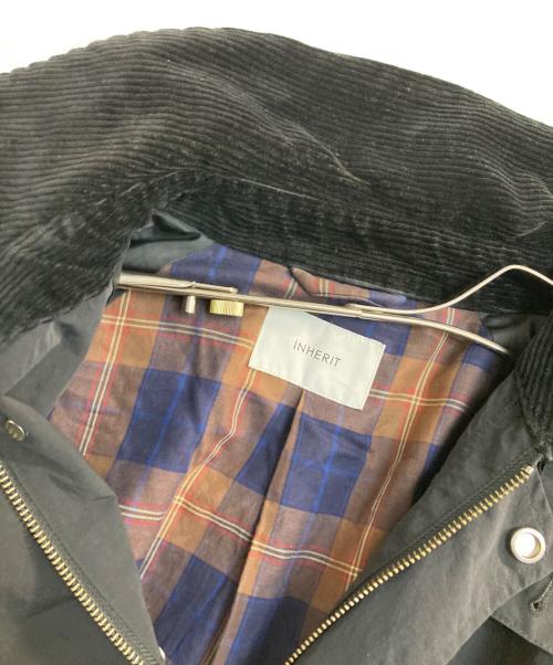 INHERIT（インヘリット）INHERIT (インヘリット) 2LAYER HYDE PARKコート ブラック サイズ:Ｍの古着・服飾アイテム