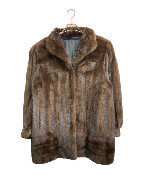 SAGA MINK（サガミンク）SAGA MINK (サガミンク) ミンクファーコート ブラウン サイズ:-の古着・服飾アイテム