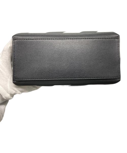 OFFWHITE（オフホワイト）OFFWHITE (オフホワイト) DIAG TOTE BAF / 2wayレザートートバッグ ブラックの古着・服飾アイテム