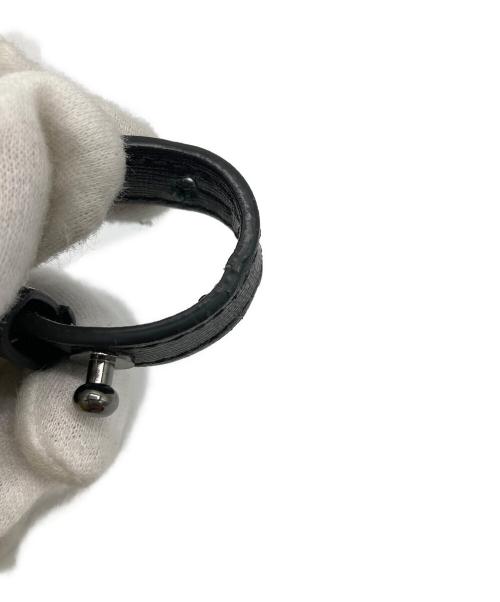 OFFWHITE（オフホワイト）OFFWHITE (オフホワイト) DIAG TOTE BAF / 2wayレザートートバッグ ブラックの古着・服飾アイテム