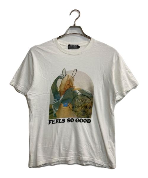 Hysteric Glamour（ヒステリックグラマー）Hysteric Glamour (ヒステリックグラマー) HITCHHIKERグラフィックTシャツ ホワイト サイズ:Mの古着・服飾アイテム