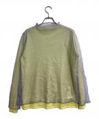 Ameriアメリ）の古着「SIMPLE DOUBLE COLOR TOP」｜イエロー×ブルー
