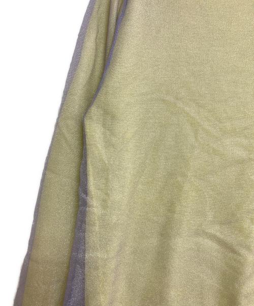 Ameri（アメリ）AMERI (アメリ) SIMPLE DOUBLE COLOR TOP イエロー×ブルー サイズ:Fの古着・服飾アイテム
