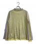 AMERI (アメリ) SIMPLE DOUBLE COLOR TOP イエロー×ブルー サイズ:F：4000円