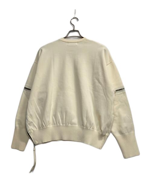 HeRIN.CYE（ヘリンドットサイ）HeRIN.CYE (ヘリンドットサイ) Zip boyfriend tops アイボリー サイズ:ＦＲＥＥの古着・服飾アイテム