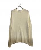 ETRE TOKYOエトレトウキョウ）の古着「ローゲージブークレニットプルオーバー」｜ホワイト