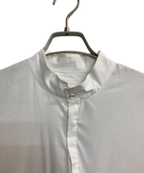 Ameri（アメリ）AMERI (アメリ) SHIRT DOCKING COMBINAISON カーキ×ホワイト サイズ:Sの古着・服飾アイテム
