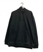 adidasアディダス）の古着「ロゴ刺繍パーカー」｜ブラック