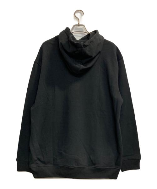 adidas（アディダス）adidas (アディダス) ロゴ刺繍パーカー ブラック サイズ:3ＸＬの古着・服飾アイテム