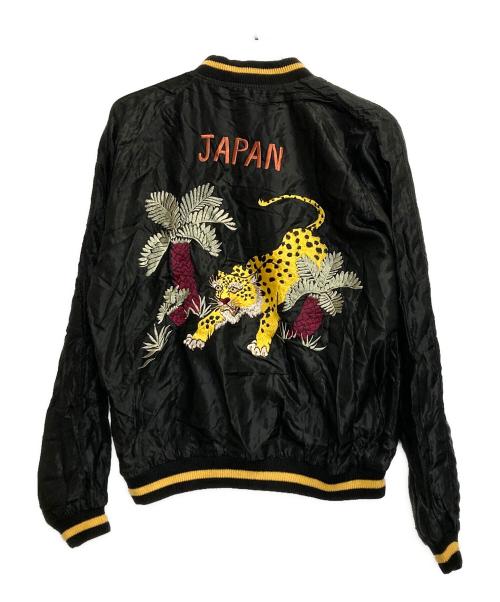 BEAMS（ビームス）BEAMS (ビームス) テーラー東洋 (テーラートウヨウ) 別注リバーシブルレオパードスカジャン ブラック サイズ:ＸＬの古着・服飾アイテム