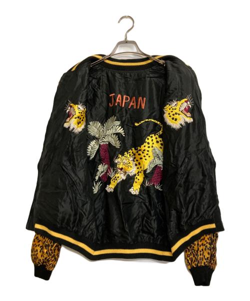 BEAMS（ビームス）BEAMS (ビームス) テーラー東洋 (テーラートウヨウ) 別注リバーシブルレオパードスカジャン ブラック サイズ:ＸＬの古着・服飾アイテム