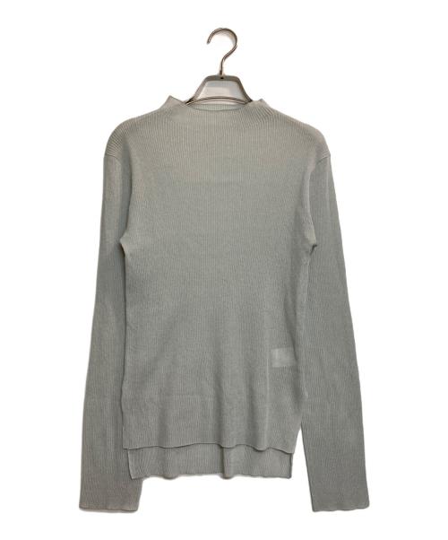 LE PHIL（ル フィル）LE PHIL (ル フィル) シアーボーダーニット ミントグリーン サイズ:Fの古着・服飾アイテム