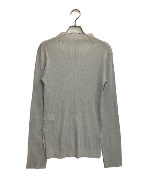 LE PHIL（ル フィル）LE PHIL (ル フィル) シアーボーダーニット ミントグリーン サイズ:Fの古着・服飾アイテム