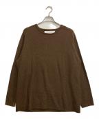 walenodeウェルノード）の古着「Tibetan yakクルーネックセーター」｜ブラウン