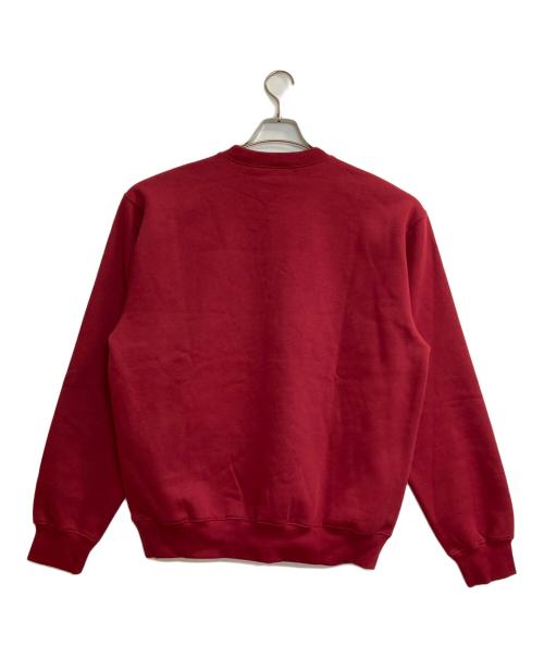 CarHartt（カーハート）CarHartt (カーハート) 裏起毛ロゴスウェット レッド サイズ:Ｌの古着・服飾アイテム