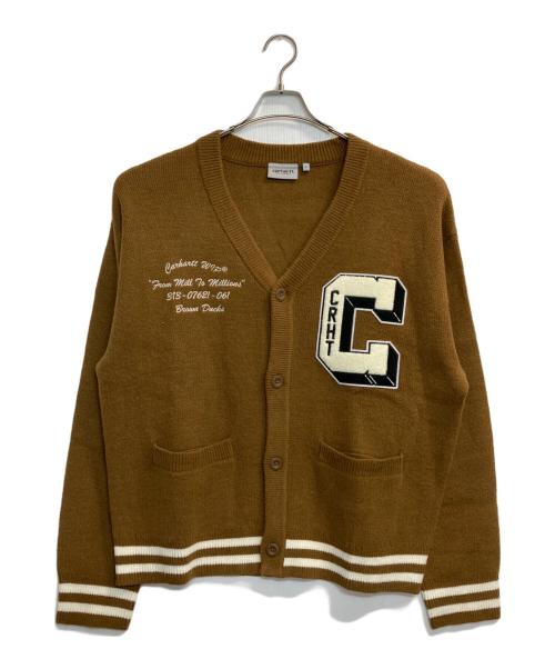 CarHartt（カーハート）CarHartt (カーハート) ニットカーディガン ベージュ サイズ:Ⅼの古着・服飾アイテム