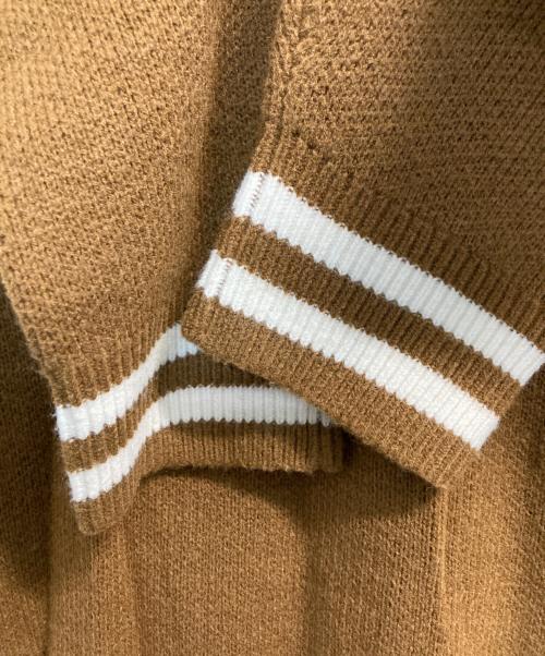 CarHartt（カーハート）CarHartt (カーハート) ニットカーディガン ベージュ サイズ:Ⅼの古着・服飾アイテム